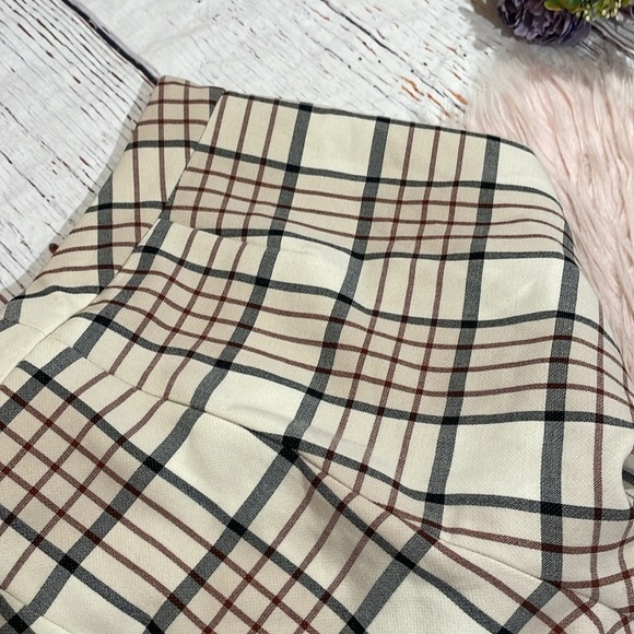 Aritzia Wilfred Genie Check Wide Leg High Rise Pant - Picture 9 of 9